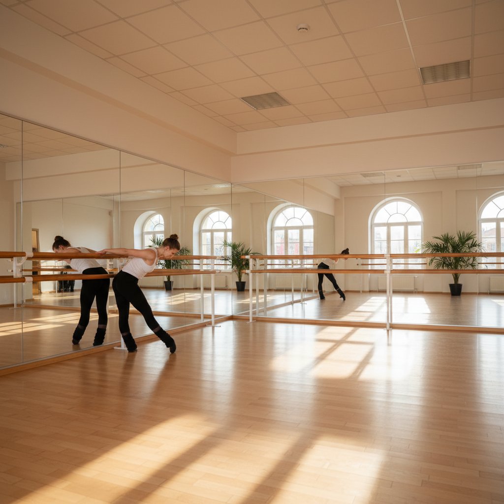 Professional dance instruction session